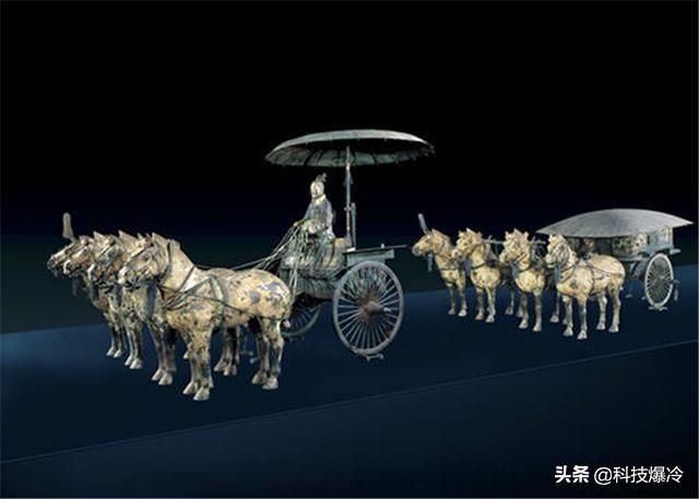被称为高科技结晶的铜车马，单从伞来看，就觉得不简单！